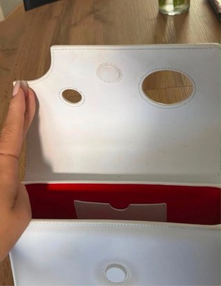 Borsa Off-White Pelle Bianca Come Nuova