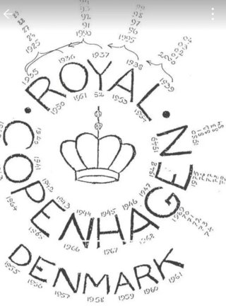 Vajilla Royal Copenhague Porcelana Azul