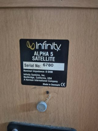 Lote de 7 altavoces – Infinity + Mission
