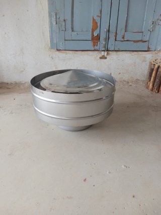 Coperchio per camino in metallo