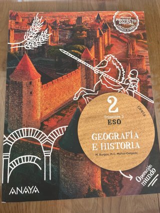 Libros de texto Geografía e Historia 3 trimestres