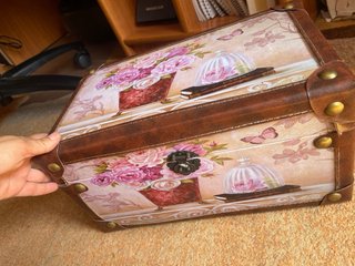 Lote 2 maletas decorativas vintage