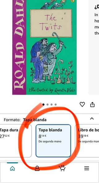 Libros inglés niños | The Twits | Roald Dahl