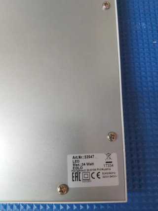 Panel LED EGLO 34W RGB. Con cambio de Colores.