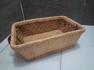 Cestas de mimbre y bambú (beige/marrón)