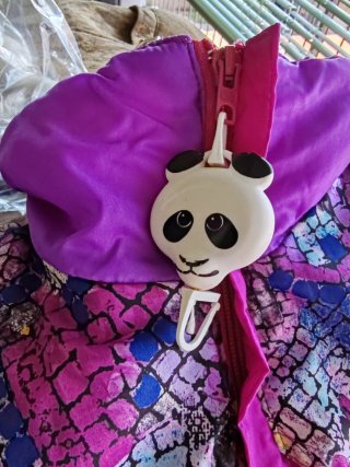 Tuta da sci bambina viola e fucsia