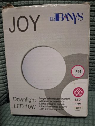 3 Focos Downlight LED Empotrables 10W
