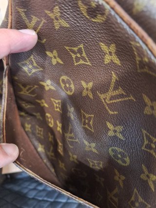 Bandolera Louis Vuitton Marrón Vintage