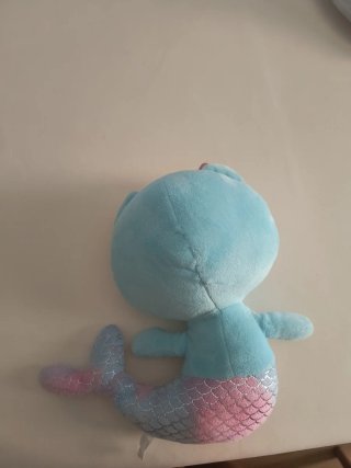 Peluche Gaby Gatos Sirena Azul Rosa