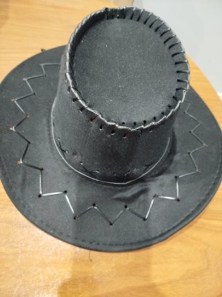 Sombrero vaquero negro
