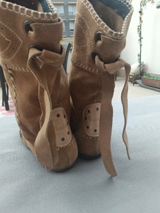 Botas Welky Mocasín Beige