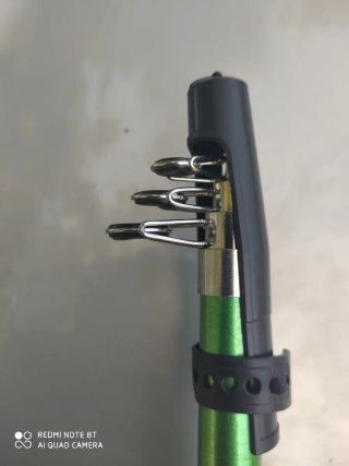 Caña de pescar con carrete y nylon NUEVO