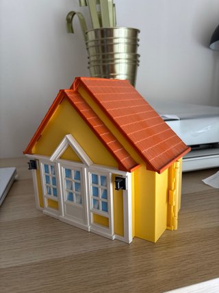 Casa Playmobil con mobiliario