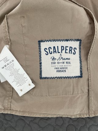 Chaqueta Scalpers Beige Talla M