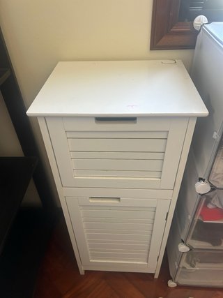 Mueble auxiliar blanco madera