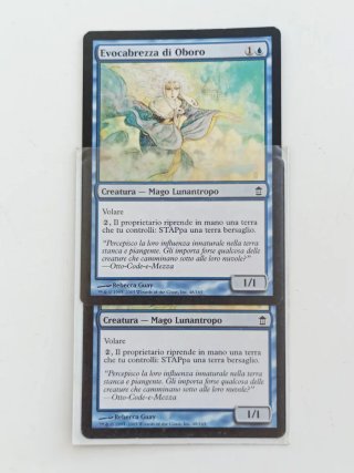 2x "Evocabrezza di Oboro" #48 Kamigawa MTG NM