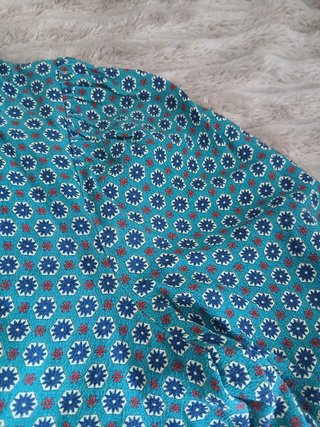Camisa Zara Mujer Estampada Multicolor
