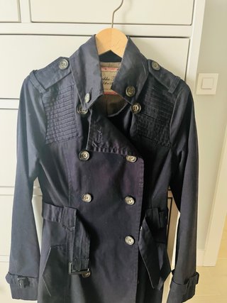 Gabardina azul marino Talla XS