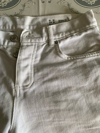 Vaqueros blancos DENIM CO talla M