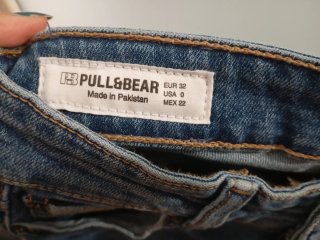 Pantalón vaquero flare chica