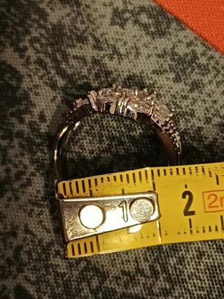 Anello Zirconi Pavé Argento