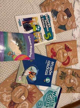 Lote libros 5 primaria san juan bosco