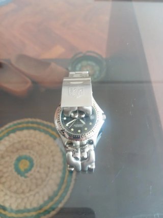 LUJOSO TAG HEUER Sports Elegance Reloj Negro/Plata