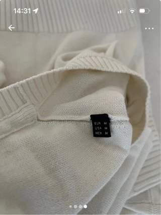 Jersey Massimo Dutti crema Talla M