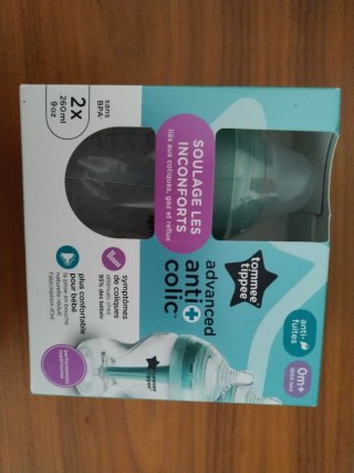 2 Biberones Tommee Tippee Anti-Colic 260ml