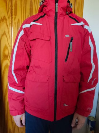 Chaqueta & pantalón de esquí roja/negra Trespass