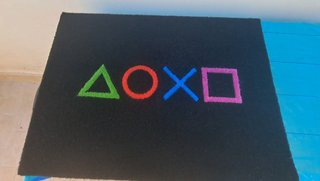 Insegna Neon + Zerbino simboli gamer Prezzo unico