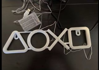 Insegna Neon + Zerbino simboli gamer Prezzo unico