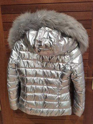 Plumífero FLY plateado talla M