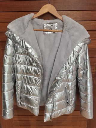 Plumífero FLY plateado talla M