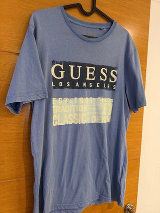 Camiseta Guess Los Angeles Azul