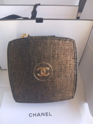 Neceser/Joyero Chanel Negro y Dorado