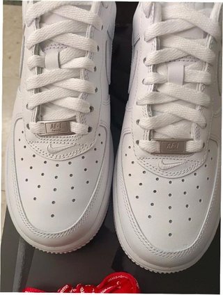 Nike Air Force 1 Low Supreme Blanco Talla 38.5
