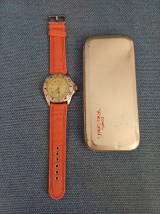 Reloj White Label Correa Naranja