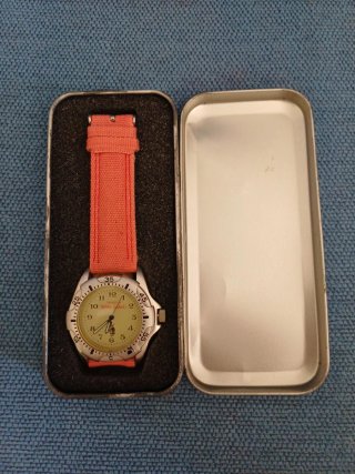 Reloj White Label Correa Naranja