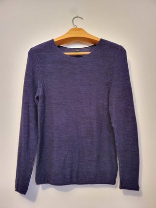 Jersey H&M punto fino azul Talla M