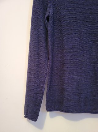 Jersey H&M punto fino azul Talla M