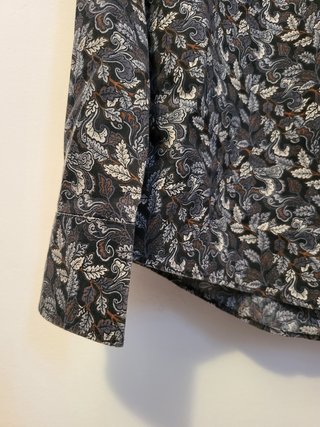 Camisa H&M Slim Fit Estampada Talla L