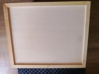 Cuoadro pintado sobre madera,md 60x50cm