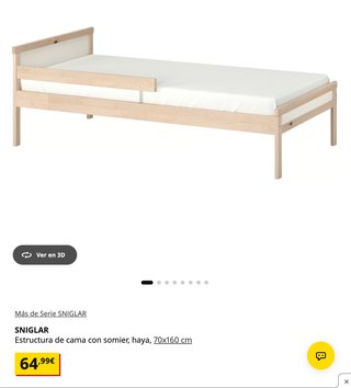 Cama infantil Sniglar