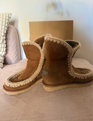 Mou Botas Camel Cuña