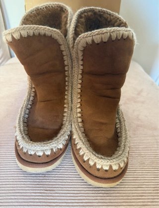 Mou Botas Camel Cuña