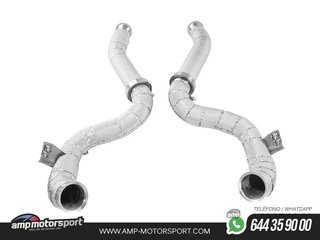 DOWNPIPE ALPHA COMPETITION PARA MERCEDES C63 AMG W205 2014-2021 - ANTITÉRMICO