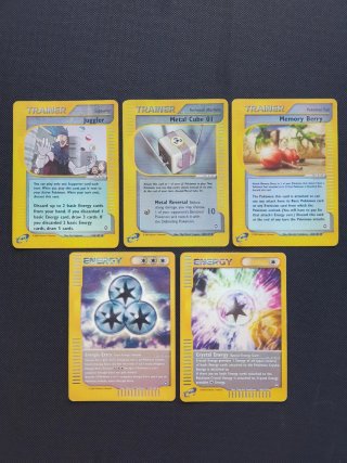 Lotto 5 carte Pokémon Aquapolis Reverse Holo