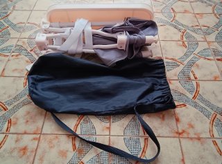 Trona de viaje plegable