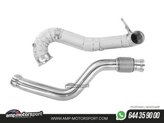 DOWNPIPE ALPHA COMPETITION PARA MERCEDES CLASE A 45 AMG / CLA 45 AMG - ANTITÉRMICO